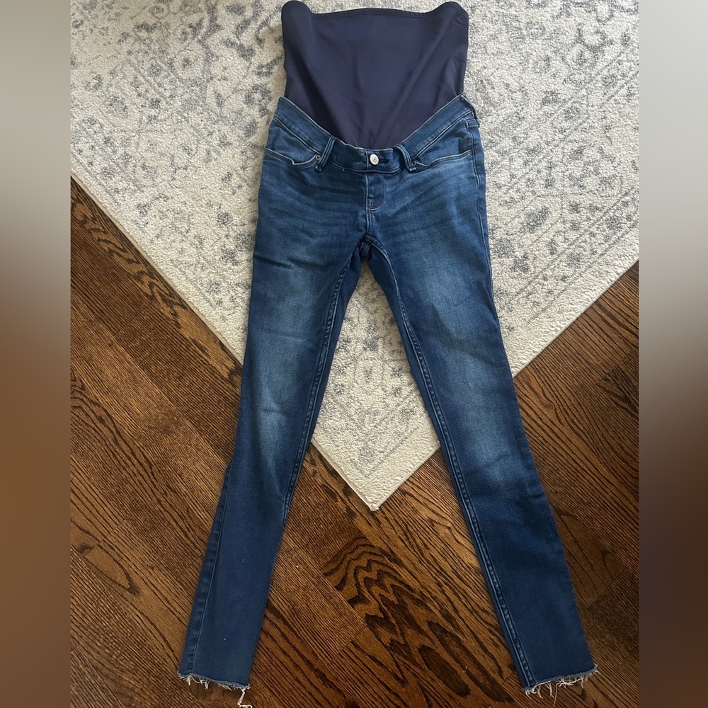 Abercrombie & Fitch maternity Blue Skinny Jeans